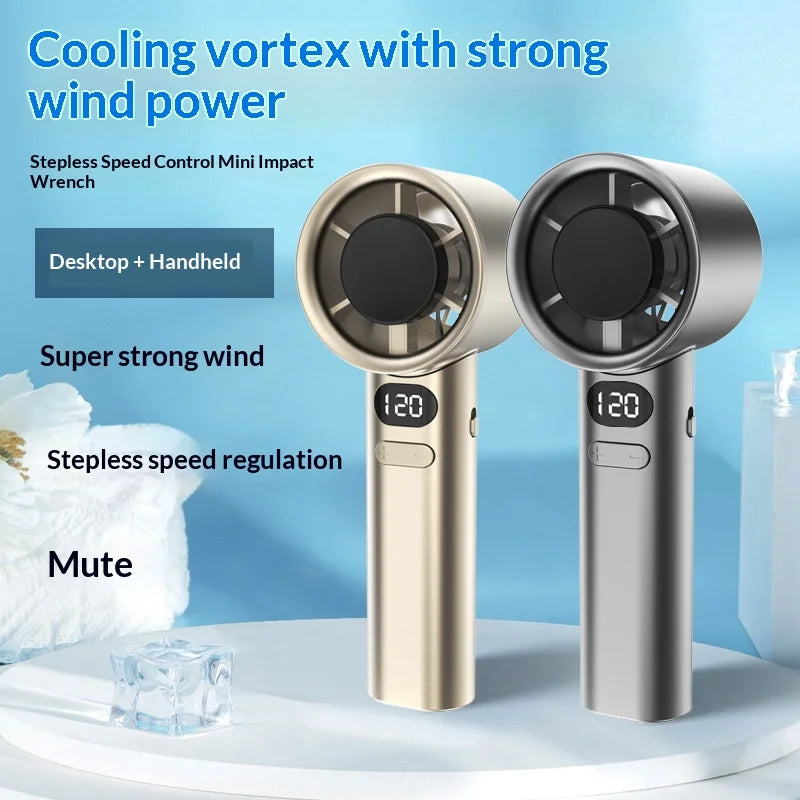 Portable Handheld Fan USB Rechargeable High-Speed Electric Cooling Fan