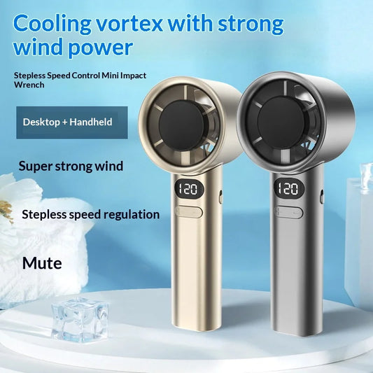 Portable Handheld Fan USB Rechargeable High-Speed Electric Cooling Fan