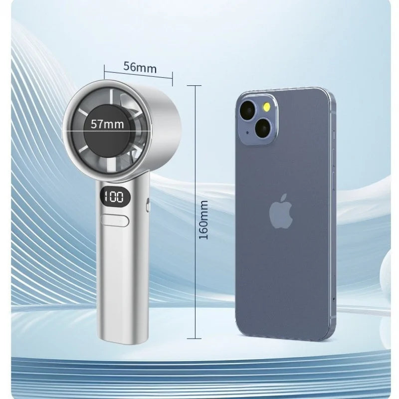 Portable Handheld Fan USB Rechargeable High-Speed Electric Cooling Fan