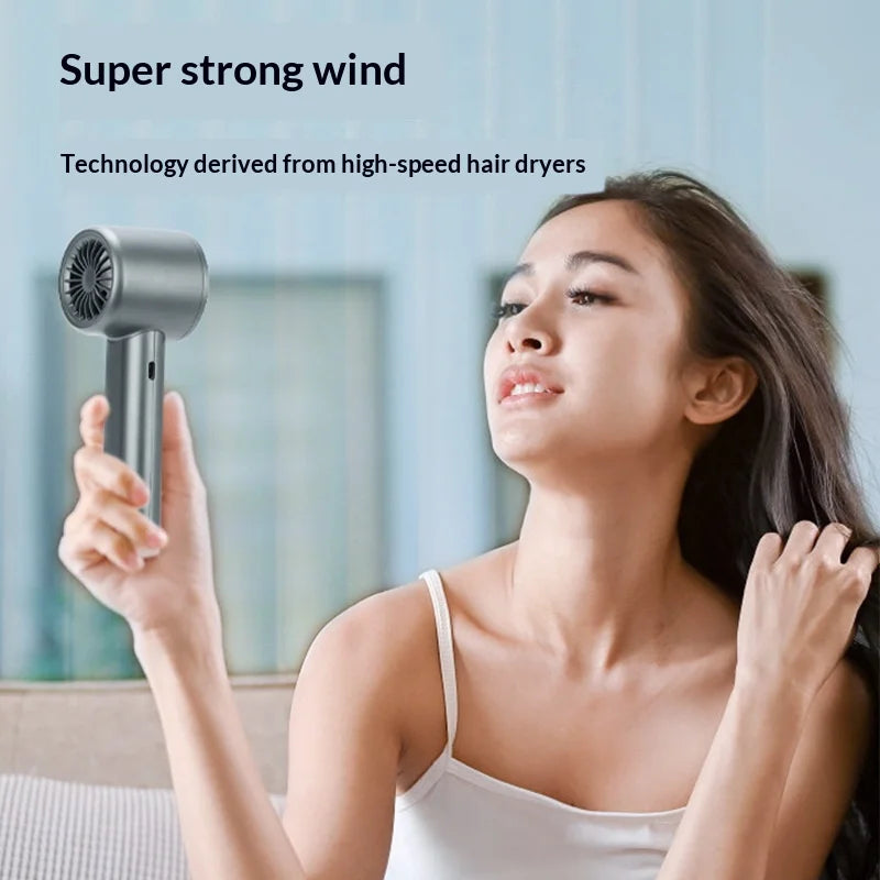 Portable Handheld Fan USB Rechargeable High-Speed Electric Cooling Fan